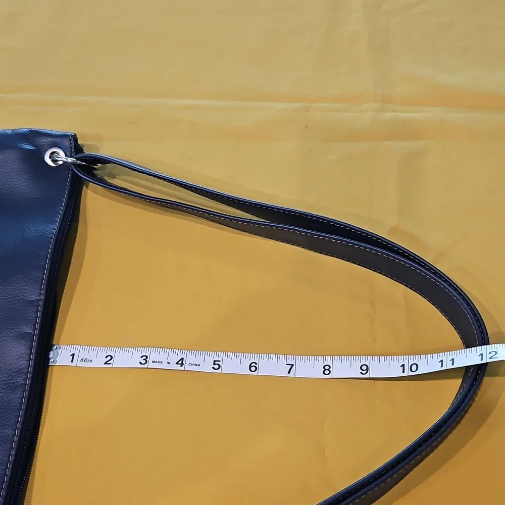 Navy Blue Relic by Fossil Crossbody Handbag, w/ Front Pocket & Decorative Buckle